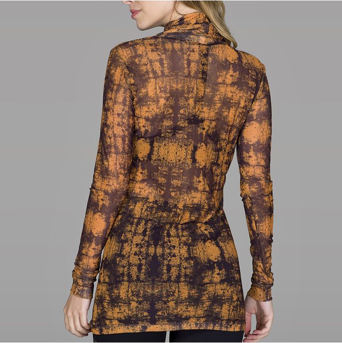 blusa segunda pele estampada